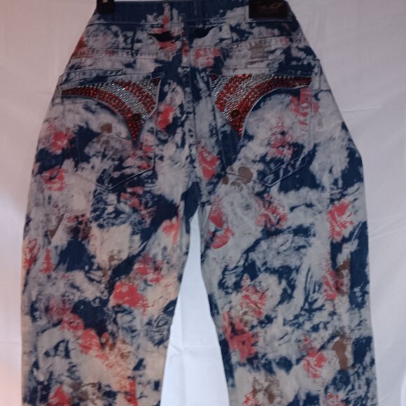 Robin's Jeans Men Size 42. Blinged Out with Crystals! Made in the USA! - Picture 1 of 6